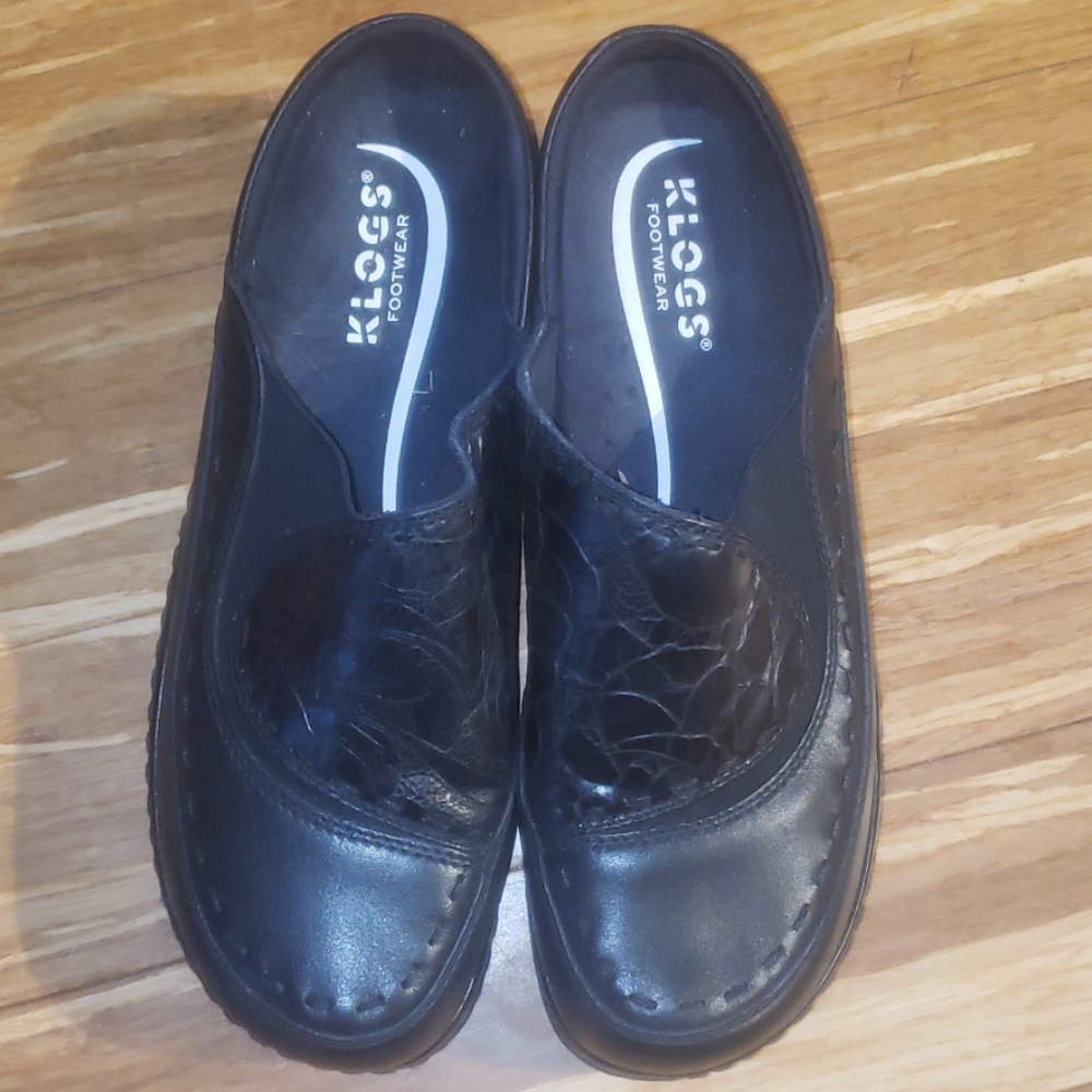 New Black Klogs
